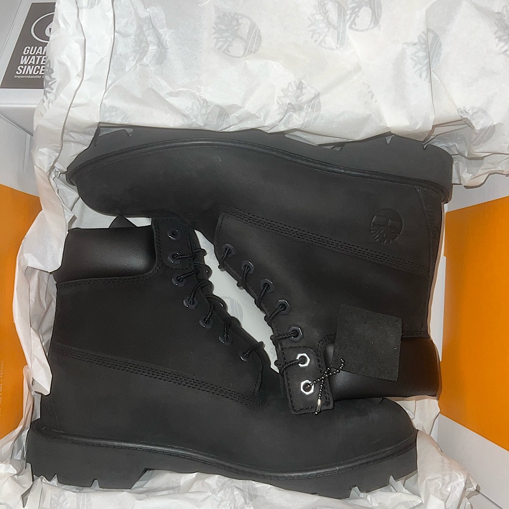 Black Timberland Boots